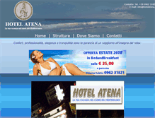Tablet Screenshot of hotelatena.it